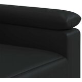  Set sofe 3 pcs Crna Umjetna koža - Crna 1-sjedalna + 2-sjedalna (140 cm) + 3-sjedalna | shoptok.hr