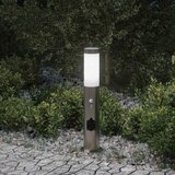  Stupić sa senzorom i utičnicom 50 cm nehrđajući čelik IP44 | shoptok.hr