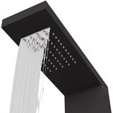 PANEL za tuširanje aluminijski crni | shoptok.hr