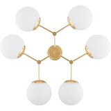  Luster na šipci FOTON 6xE14/40W/230V zlatna/bela | Eponuda.com