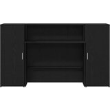  Recepcijski stol crni hrast 180x50x103 5 cm konstruiranog drva | shoptok.hr