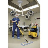 Rubbermaid Teleskopski ročaj HYGEN™ QUICK CONNECT, dolžina 1150 - 1860 mm, Ø 30 mm, rumene barve | Shoptok.si