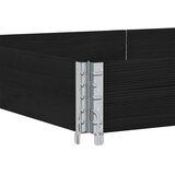  Okviri za palete 3 kom crni 150x100 cm od masivne borovine | Eponuda.ba