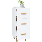  Komoda bijela 34 5 x 34 x 90 cm od konstruiranog drva | shoptok.hr