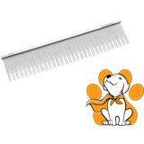 Tauro Pro Line metalic Comb Double Teeth M 16,5cm, Češalj Sa Dvostrukim Zupcima u