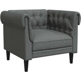  Chesterfield sofa stolica Tamno siva 78.5 x 74.5 x 74.5 cm | shoptok.hr