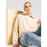 Tommy Hilfiger Pulover svetlo bež / mornarska / rdeča / bela | Shoptok.si