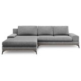 Windsor & Co Sofas siva raztegljiva sedežna garnitura Planet, levi kot Cene