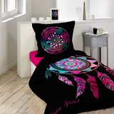 Douceur d intérieur Črna enojna bombažna posteljnina 140x200 cm Porte Bonheur – | Shoptok.si