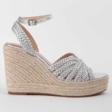 Leindia Espadrile 102965 Srebrna Cene