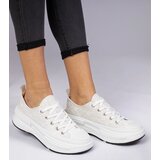 Gemre White Women's Lace Sneakers Katerin | shoptok.hr