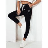 DStreet Spodnie damskie dresowe BEAR czarne | shoptok.hr