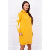 Kesi White mustard dress Cene