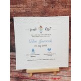  Vabilo za krst z angelčkom in potiskom REK123 | Shoptok.si