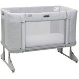 Chicco krevetac za bebe Next 2 Me Forever Ash Grey, 0m+ Cene