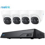Reolink NVR snimač NVS8-5MD4, 5MP, 8 kanalni, 2TB HDD, Crni + 4x Sigurnosne kamere, PoE, Bijele Cijene