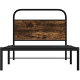  Okvir kreveta bez madraca dimljena boja hrasta 90x190 cm drveni | shoptok.hr