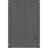  Kutija za rublje siva 88,5x44x66 cm od masivne borovine | shoptok.hr