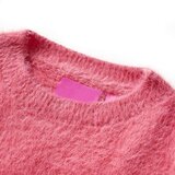 vidaXL Dječji pulover pleteni u starinskoj ružičastoj boji 92 | shoptok.hr