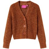  Dječji kardigan pleteni boja konjaka 92 | shoptok.hr
