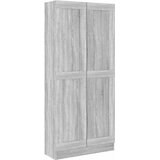  Noćni ormarić siva boja hrasta 82,5 x 30,5 x 185,5 cm drveni | shoptok.hr