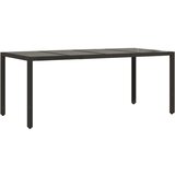  9-dijelni vrtni bistro set od poliratana s jastucima crni | shoptok.hr