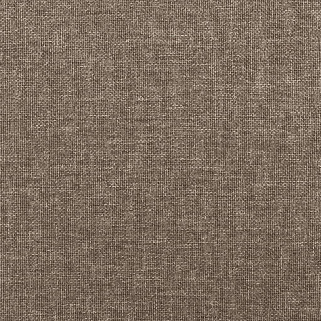  Krevet s oprugama i madracem smeđesivi 120 x 190 cm od tkanine | shoptok.hr