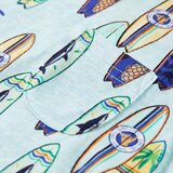  Dječja majica bez rukava nježnoplava prošarana 116 | shoptok.hr