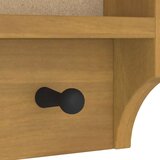  Zidna vješalica za kapute SANDNES 45x12x35 cm puno drvo bor | shoptok.hr