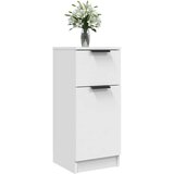  Komode 2 kosa bele 30x30x70 cm konstruiran les, (21073342) | Shoptok.si