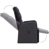  5-dijelni vrtni blagovaonski set crni | shoptok.hr