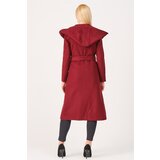 Dewberry Z6679 LADIES COAT-BURGUNDY | ePonuda.com