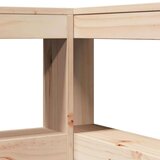  Krevet s regalom za knjige bez madraca 180x200 cm od borovine | shoptok.hr