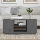  Stolić za kavu sivi 90 x 49 x 40,5 cm od masivne borovine | shoptok.hr