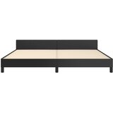  Okvir za krevet s uzglavljem crni 200x200 cm od umjetne kože | shoptok.hr