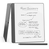 KINDLE Scribe e-bralnik, 10.2", 16GB, Dual WIFI, Bluetooth, 3000mAh polnilna baterija, prednja osvetlitev, pisalo Premium Pen Plus, USB Type-C, črn (Tungsten) - - Bonajo | Shoptok.si