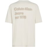 Calvin Klein Jeans Majica temno bež / greige | Shoptok.si