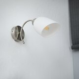  Zidno svetilo DONNA 1xE27/60W/230V nikl | Eponuda.com