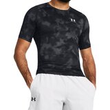 Under Armour UA HG Armour Printed Short Sleeve Black/White M Fitnes majica Cene