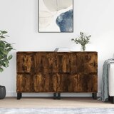 The Living Store Komoda 2 kosa dimljen hrast inženirski les - Komoda, (21662005) | Shoptok.si
