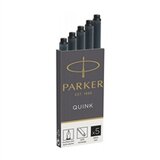 Parker Refil patrona Quink crna, 5 komada | shoptok.hr
