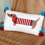 Rex London Otroška blazina iz mešanice bombaža 50x33 cm Sausage Dog – | Shoptok.si