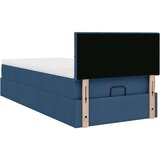 vidaXL otomanski krevet s madracem plavi 90x200 cm tkanine | shoptok.hr