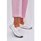 EVENTO Leather Women's Platform Shoes White Violeth | ePonuda.com