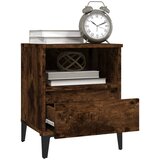  Noćni ormarići 2 kom boja dimljenog hrasta 40x35x50 cm | shoptok.hr