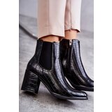Gemre Snake Leather Booties La.Fi | ePonuda.com