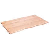 vidaXL Zidna polica svjetlosmeđa 100x60x2 cm od obrađene hrastovine Cijene