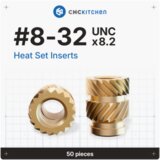 CNC Kitchen Navojni vložki #8-32 UNC - #8-32 x 8.2 | Shoptok.si