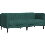 vidaXL Kavč dvosed temno zelen tkanina, (21113606) | Shoptok.si