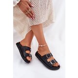 Boto Women's Sandals With Buckles On Platform Black Elamas | Shoptok.si